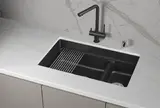 Кухонная мойка Granula KS-7304iU (730*450) Шварц