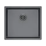 Кухонная мойка Paulmark Lassan 49 UNI (490*440) Вороненая сталь GM