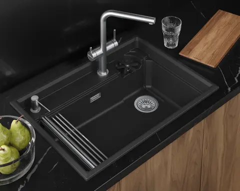 Кухонная мойка Granula KS-7308RU (730*520) Черный