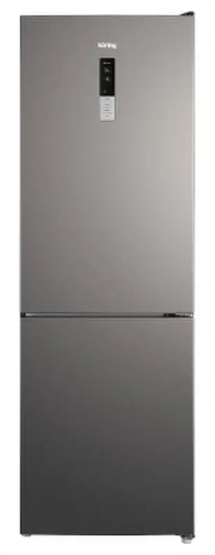 Отдельностоящий холодильник Korting KNFC 61869 X (Нержавеющая сталь)