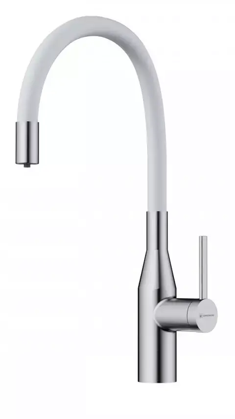 Смеситель Omoikiri Yatomi-2-Plus BN-WH (4994345) Нержавеющая сталь/Белый