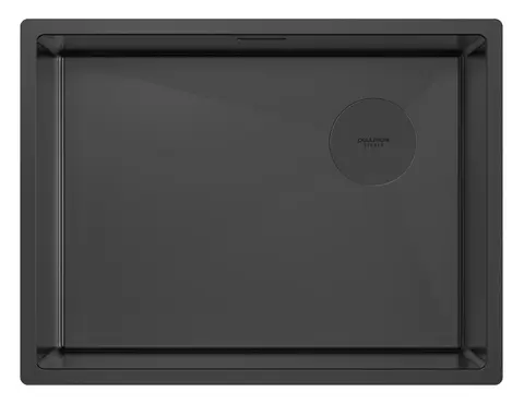 Кухонная мойка Paulmark Next-skew 58 UNI (580*440) Матовый черный NANO PVD