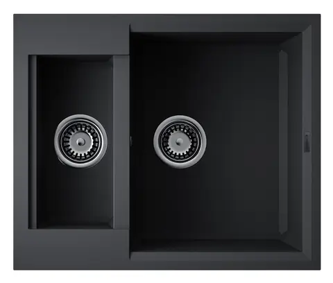 Кухонная мойка Omoikiri Sakaime 60-2-BL (4993908) Черный