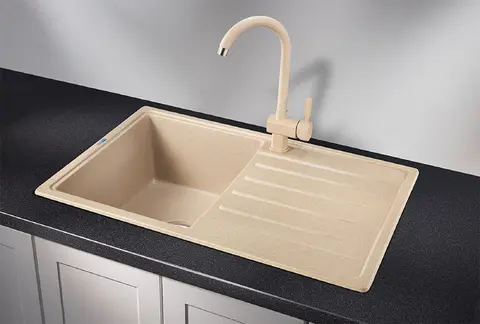 Кухонная мойка Granula Standart ST-7602 (760*500) Бежевый