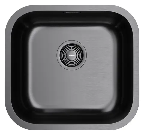Кухонная мойка Omoikiri Omi 44-U/I GM (4993191) вороненая сталь