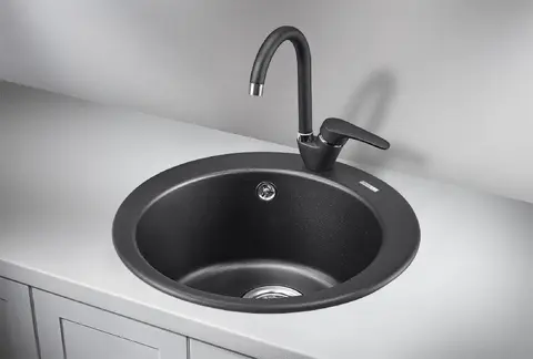 Кухонная мойка Granula GR-4801 (D480) Шварц